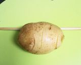 ハッセルバック☆味噌マヨポテト作り方1写真