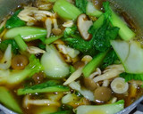 簡単♪鶏ささみと青梗菜としめじのポン酢煮作り方4写真