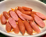 蒸し野菜とウインナーのマヨソース焼き作り方4写真