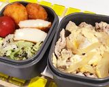 豚こま肉で☆簡単！豚玉丼☆お弁当に作り方7写真