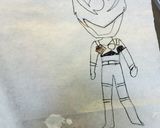 6歳誕生日キュウレンジャーケーキ？作り方2写真