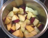 りんごとさつまいものレモン煮作り方3写真