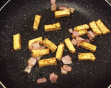 厚揚げとチンゲン菜のペペロンチーノ風炒め作り方3写真
