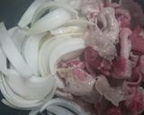 麺つゆ＆豚コマ♡簡単お助け豚生姜焼き作り方1写真