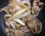 麺つゆ＆豚コマ♡簡単お助け豚生姜焼き作り方3写真