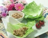 おからと肉味噌そぼろのレタス包み作り方5写真