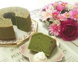 米粉で♪ 抹茶小豆クリチシフォンケーキ作り方16写真