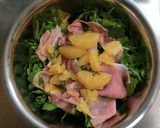 ルッコラと生ハムのサラダwith甘夏作り方2写真