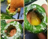 うずら卵in丸ごとピーマンの肉詰め作り方10写真