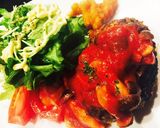 肉汁溢れる!ふんわりトマトハンバーグ!!作り方7写真