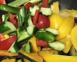 夏野菜で甘酢あんかけ作り方10写真