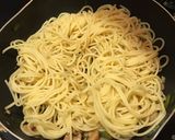 キノコの和風シーフードパスタ作り方20写真