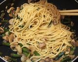 キノコの和風シーフードパスタ作り方22写真
