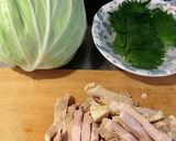 大葉とキャベツのカレー風味炒めもの作り方1写真