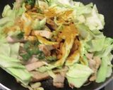 大葉とキャベツのカレー風味炒めもの作り方3写真