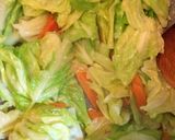 簡単な肉団子とキャベツの甘酢あんかけ炒め作り方7写真