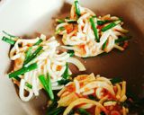 混ぜて焼くだけ。エジプト焼き。作り方3写真