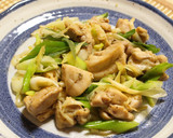 簡単♪鶏肉と長ネギの塩コショウ炒め作り方6写真