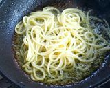 紫蘇ペーストのペペロンチーノ作り方7写真