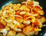 市販のミートソースで☆鶏と玉ねぎの炒め煮作り方4写真
