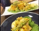 アスパラ&かぼちゃの簡単デリ風？サラダ作り方5写真