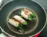 豚ばら肉の豆苗巻き作り方3写真
