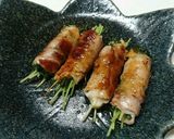 豚ばら肉の豆苗巻き作り方5写真