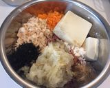 レンコンの食感が美味しい豆腐ハンバーグ作り方4写真
