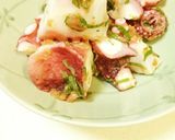 たこの梅肉しそ和え作り方3写真