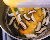 うすいえんどうと椎茸の卵とじ作り方4写真
