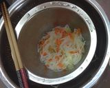 離乳食中期【そうめんのお好み焼き】作り方2写真