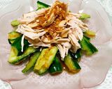 簡単！きゅうりとサラダチキン香味だれかけ作り方5写真