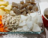 野菜たっぷり！もつ煮込み作り方1写真