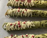 台湾スイーツ　レースエッグロール抹茶味作り方6写真