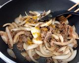 牛肉炒め物☆焼肉☆カレー味☆お弁当にも作り方4写真