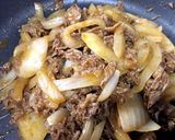 牛肉炒め物☆焼肉☆カレー味☆お弁当にも作り方5写真