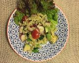 タコと夏野菜のジェノベーゼ風冷製パスタ作り方6写真