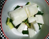 つわり、夏バテに山芋きゅうりのゆかり和え作り方1写真