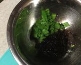 超簡単！納豆&ひじき&きぬさやの卵焼き作り方2写真