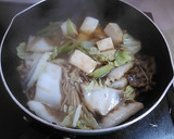 とろとろ卵の牛すき焼き丼作り方4写真
