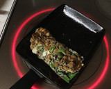 超簡単！納豆&ひじき&きぬさやの卵焼き作り方6写真