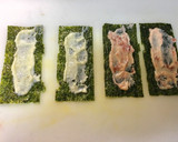 爽やか〜♫くるくる和風チーズ海苔巻き作り方4写真