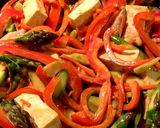 野菜と豆腐のオイマヨ炒め作り方3写真