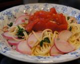 ラディッシュとトマトのスパゲティ作り方5写真