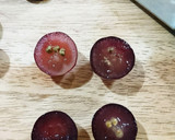 皮ごとジャムのための葡萄の種の取り方❤️作り方3写真