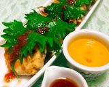 さっぱり簡単！なめ茸つくね梅ダレかけ〜作り方6写真