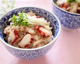 ✿夏 たこ飯(梅干し＆えのき入り)✿作り方4写真