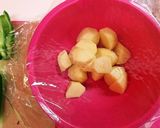 ピーマンのバターポテト詰め作り方2写真