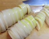 真竹と岩ノリとマイタケのゴマ風味煮物作り方1写真