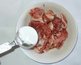 キヌサヤ豚肉くるみの炒め物♪簡単作り方3写真